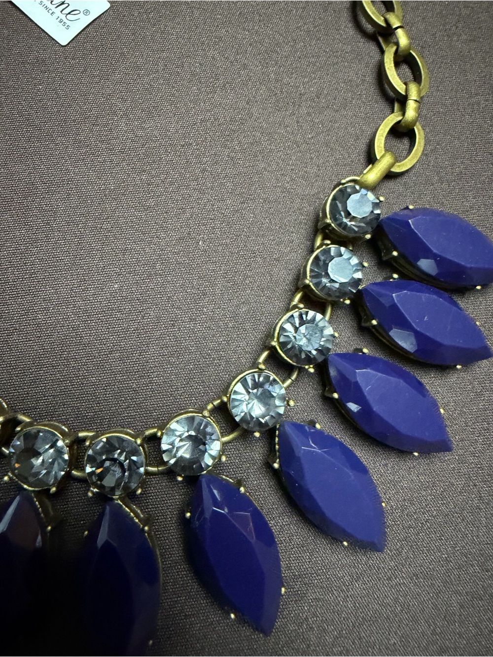 ๐โจ Gorgeous Park Lane Navy Blue Statement Necklace โจ๐ - Picture 4 of 5